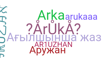ชื่อเล่น - Aruzhan