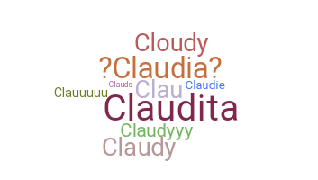 ชื่อเล่น - Claudia