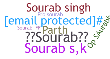 ชื่อเล่น - Sourab