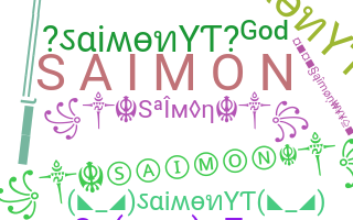 ชื่อเล่น - Saimon