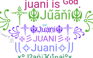 ชื่อเล่น - Juani