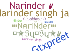 ชื่อเล่น - Narinder