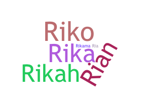 ชื่อเล่น - Rika