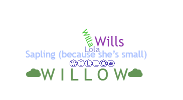 ชื่อเล่น - Willow