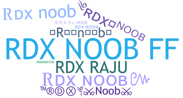 ชื่อเล่น - RDXnoob