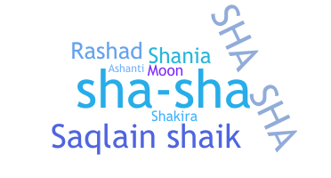 ชื่อเล่น - Shasha