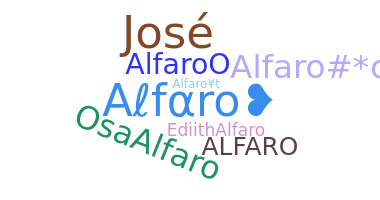 ชื่อเล่น - Alfaro
